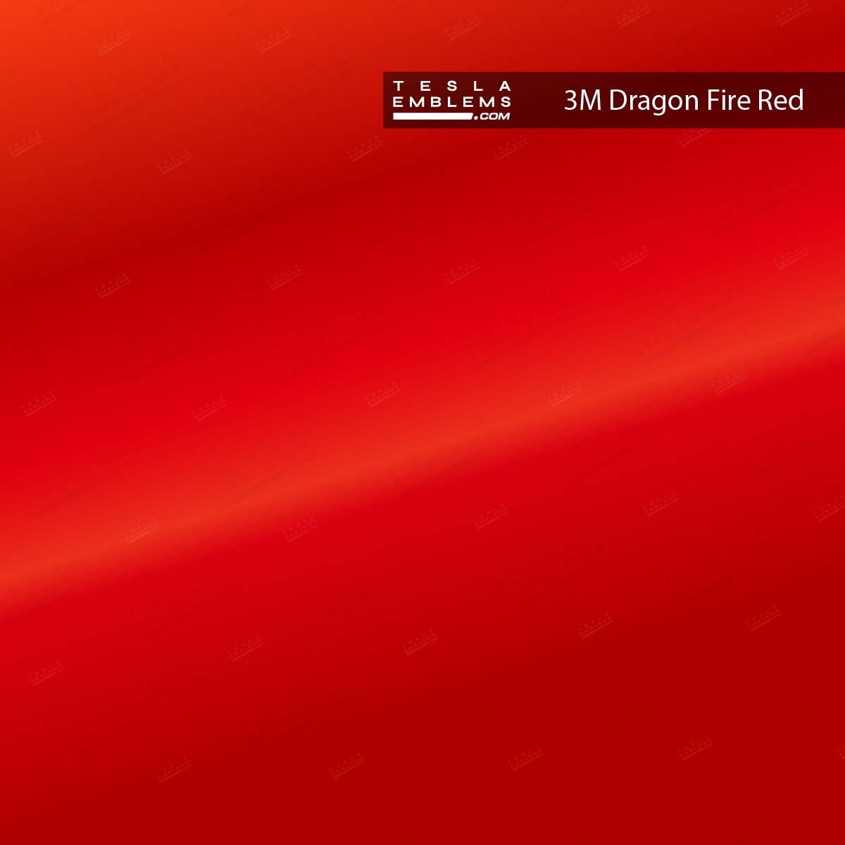 3M Gloss Dragon Fire Red | Tesla Center Console Wrap Kit | MY 2026+ "Juniper"