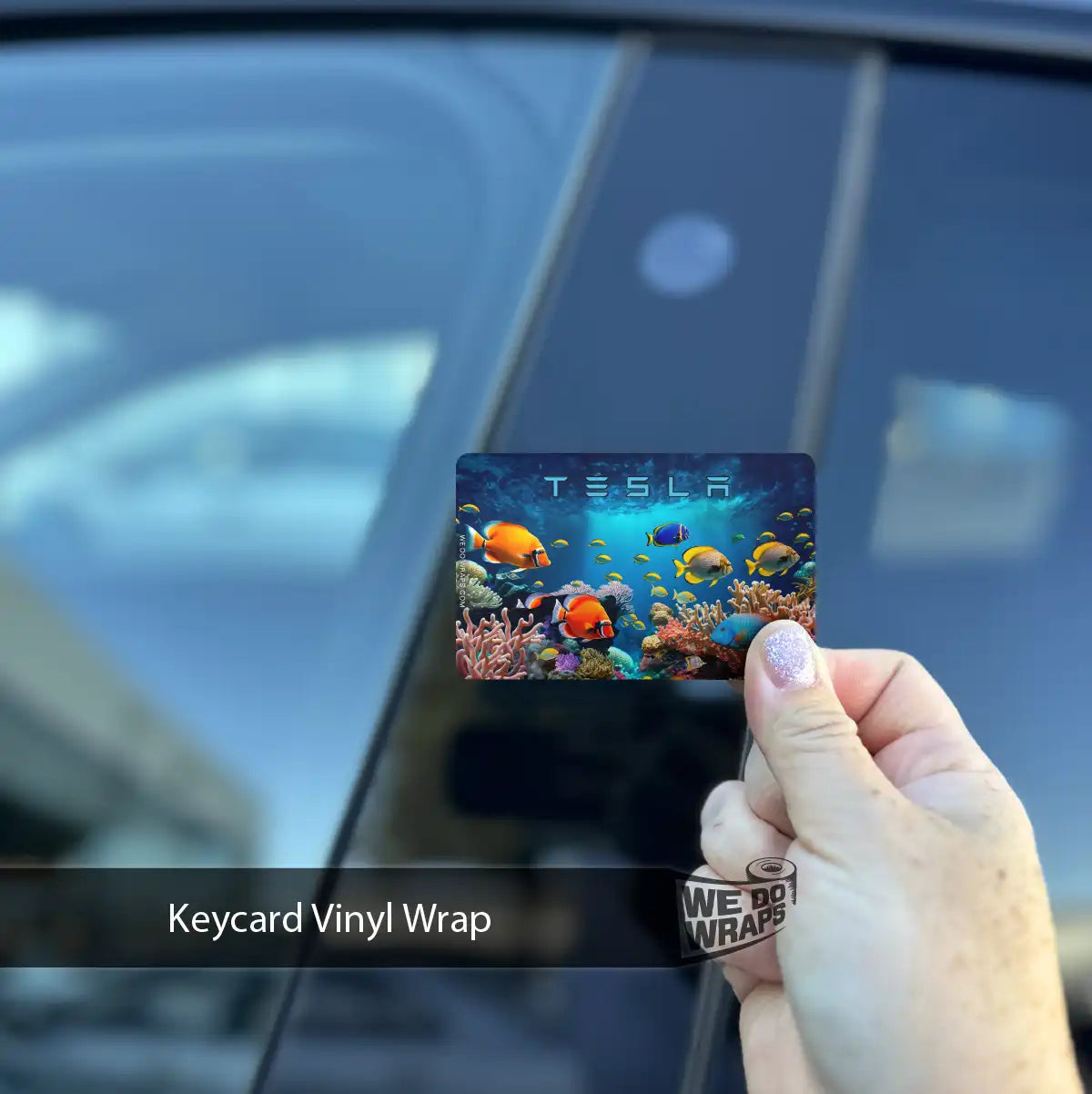 Aquarium Tesla Keycard Decal