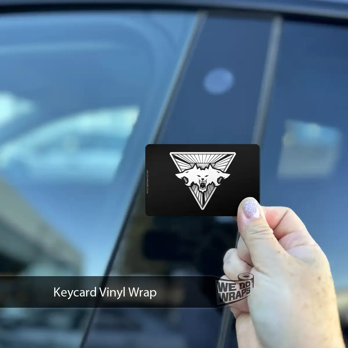 Beast Mode Tesla Keycard Decal