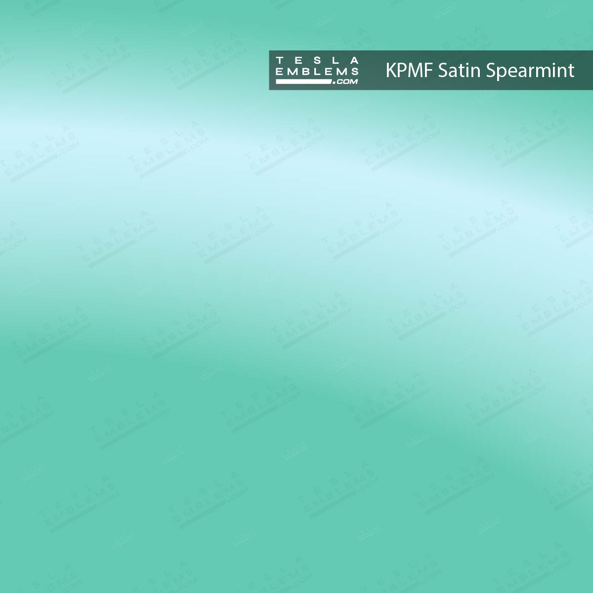 KPMF Satin Spearmint | Tesla Center Console Wrap Kit | MY 2026+ "Juniper"