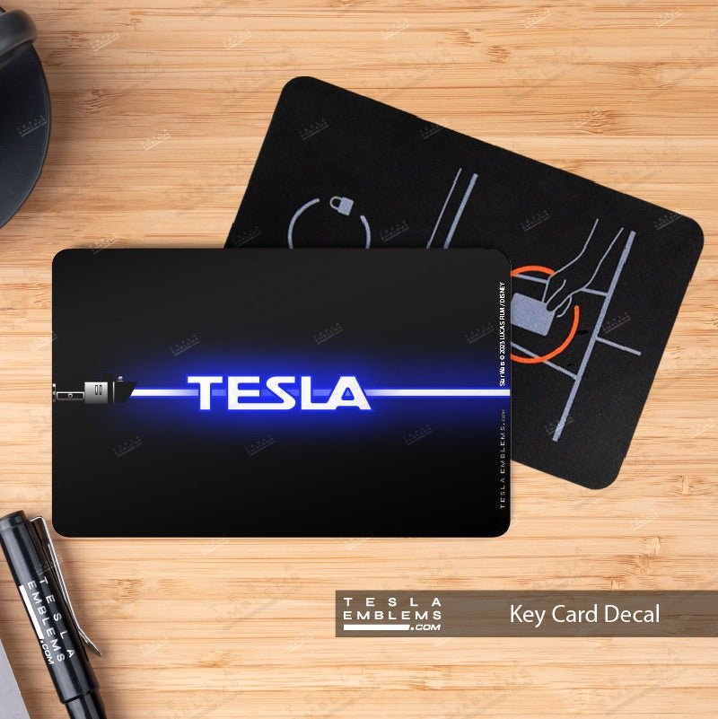 Lightsaber Tesla Keycard Decal