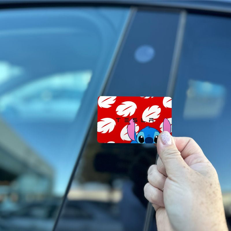 Lilo & Stitch Tesla Keycard Decal