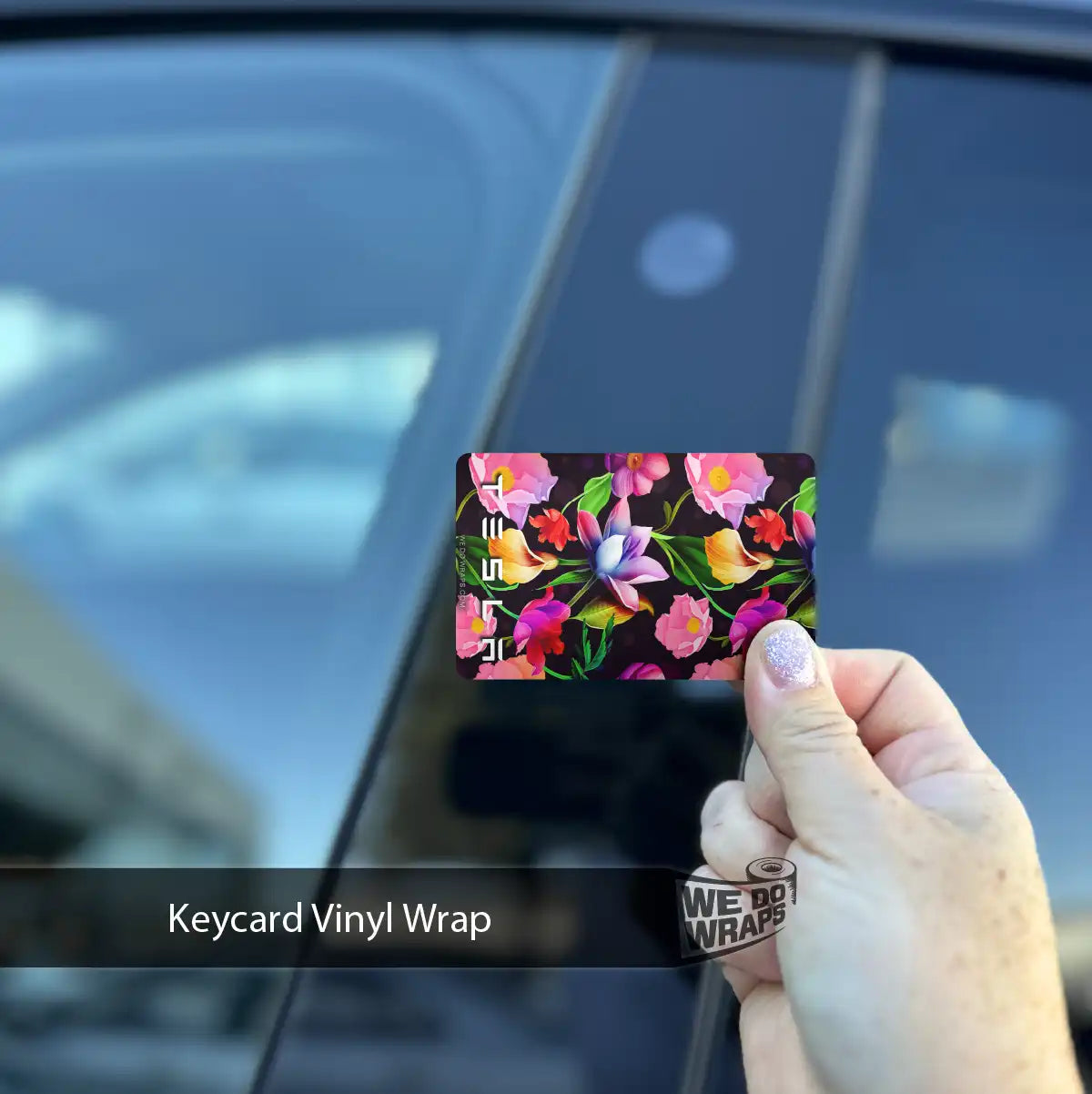 Posies Tesla Keycard Decal