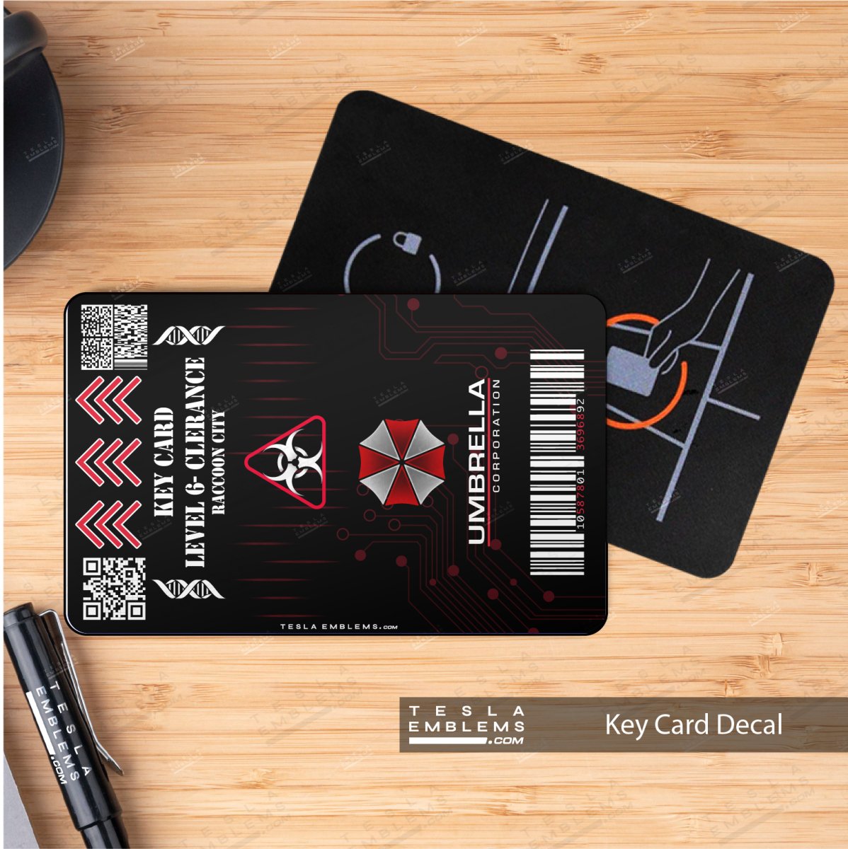 Resident Evil Raccoon City NFC Keycard Decal