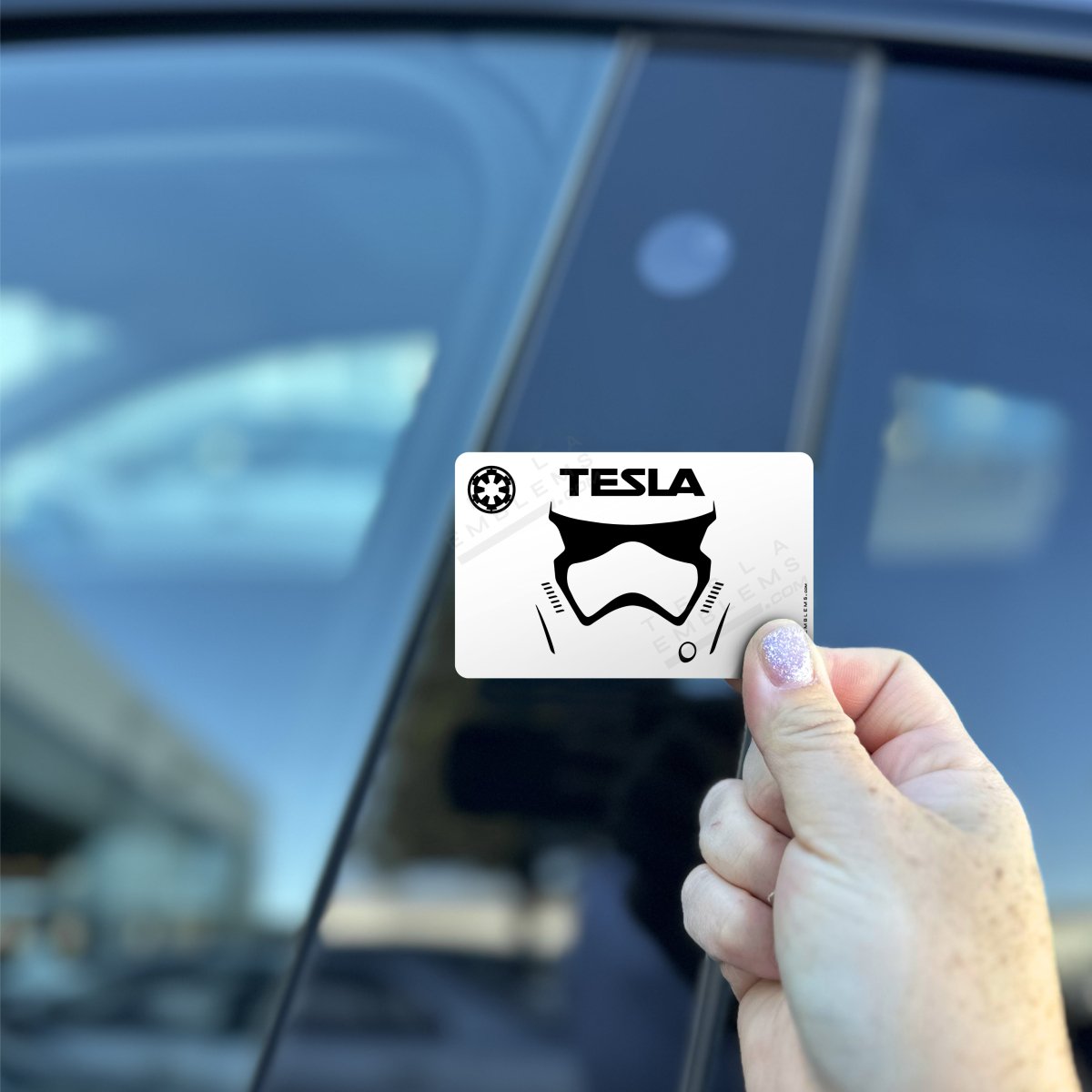 Storm Trooper Tesla Keycard Decal