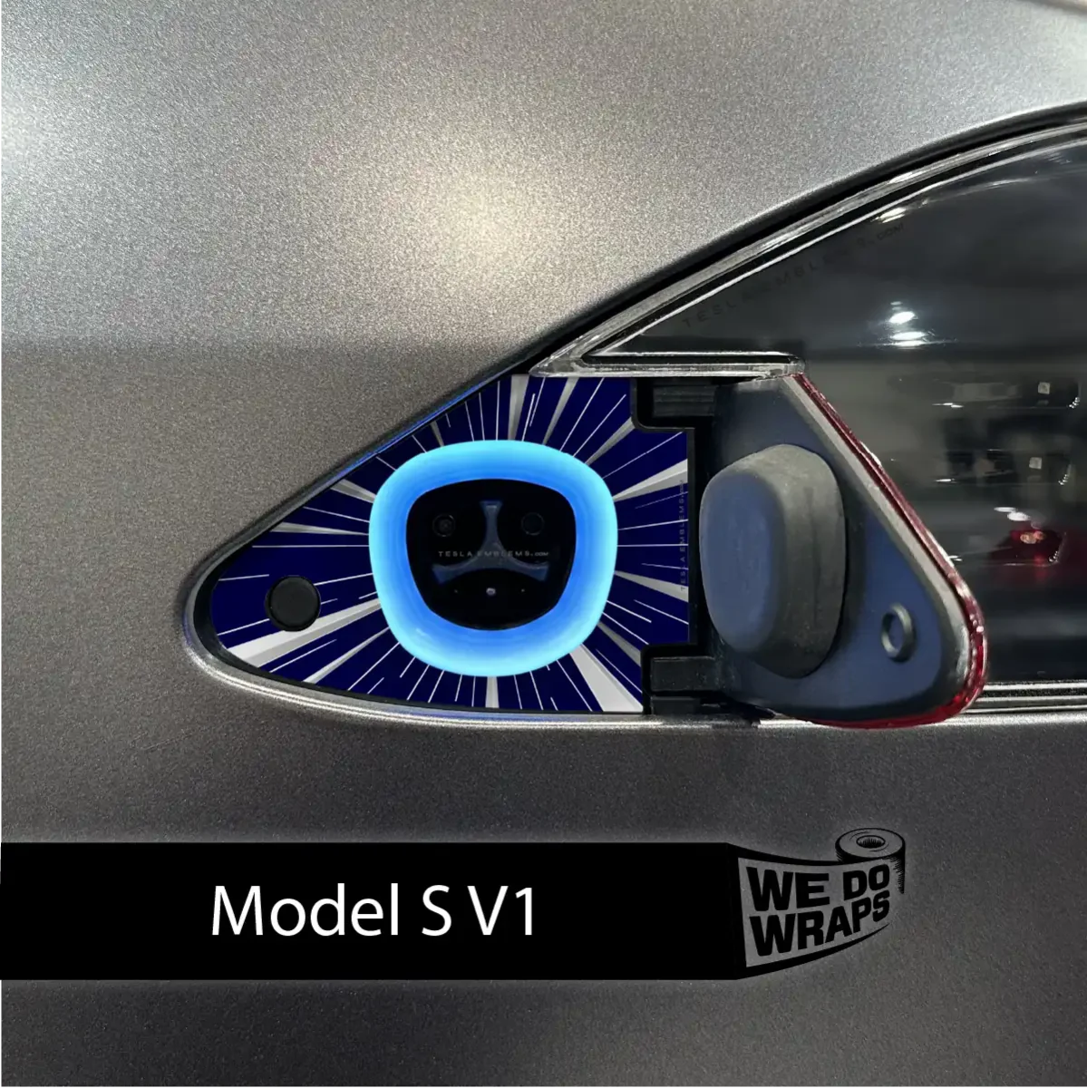 Tesla Insane Performance Mode Charge Port Wrap | Model S