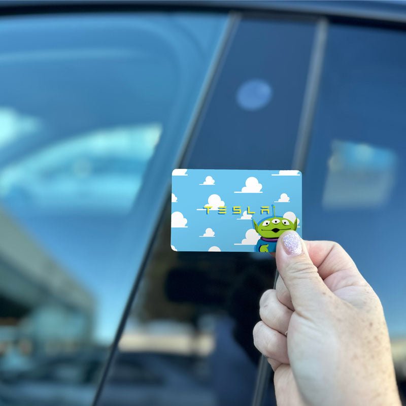 Toy Story Aliens Tesla Keycard Decal