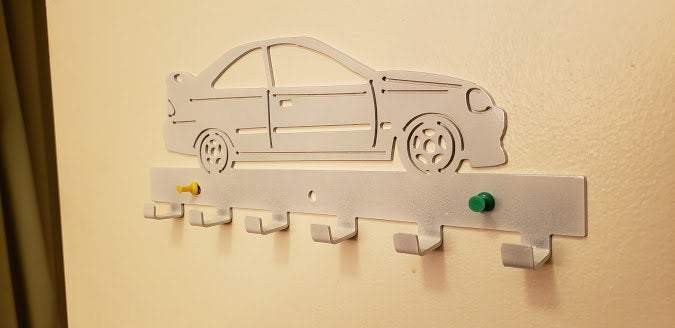 Honda EJ8 Civic Keychain Rack – JDM Steel Wall Mounted Key Holder