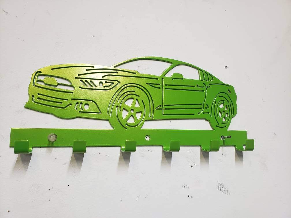 Ford S-550 Mustang GT Keychain Rack – Steel Wall Mounted Modern Muscle Organizer