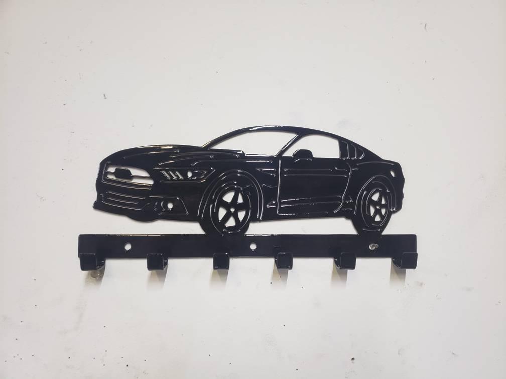 Ford S-550 Mustang GT Keychain Rack – Steel Wall Mounted Modern Muscle Organizer