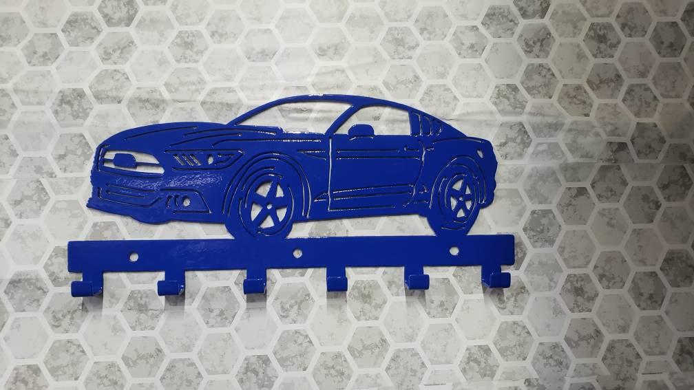 Ford S-550 Mustang GT Keychain Rack – Steel Wall Mounted Modern Muscle Organizer