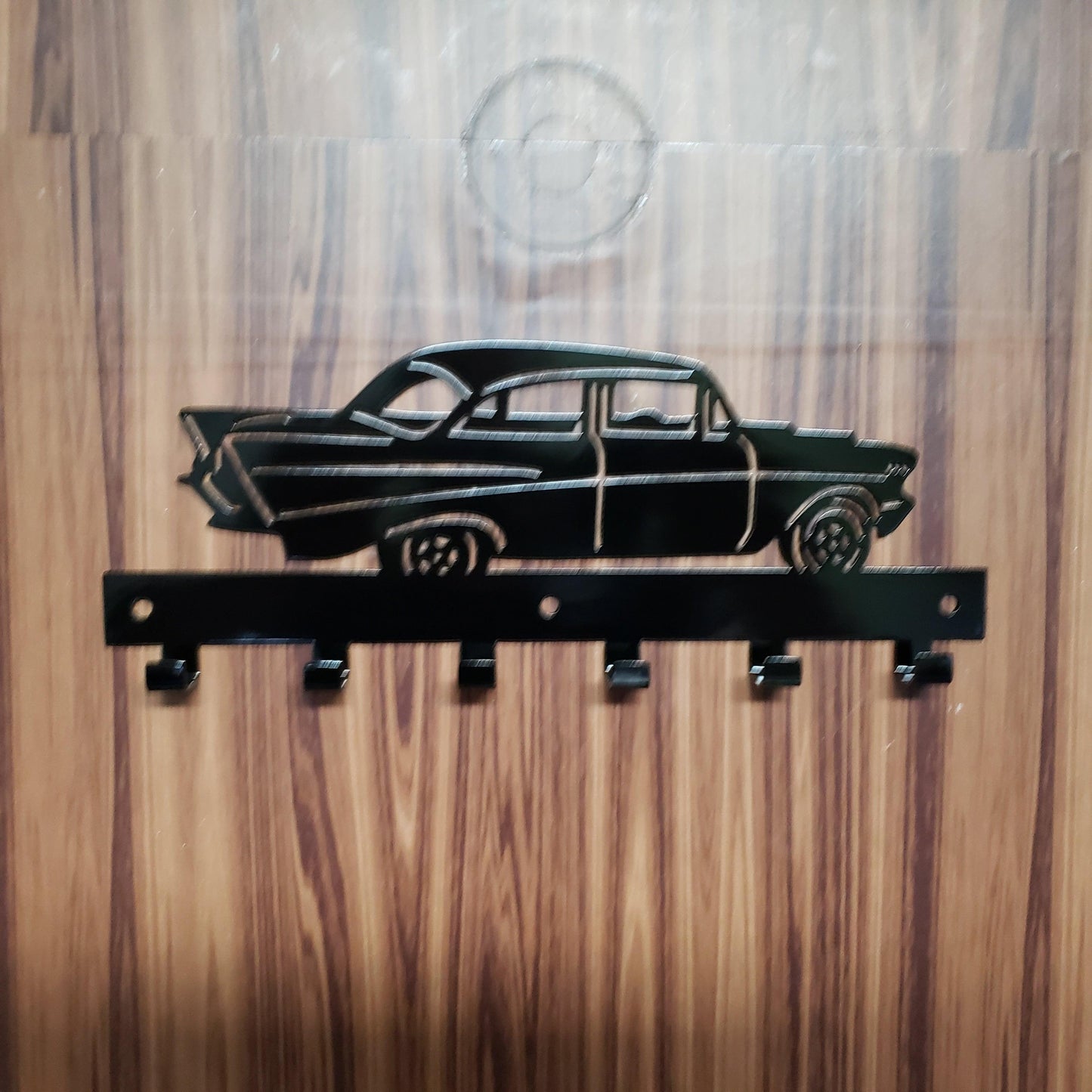 Chevy Bel-Air Keychain Rack – Steel Wall Mounted Classic Car Organizer