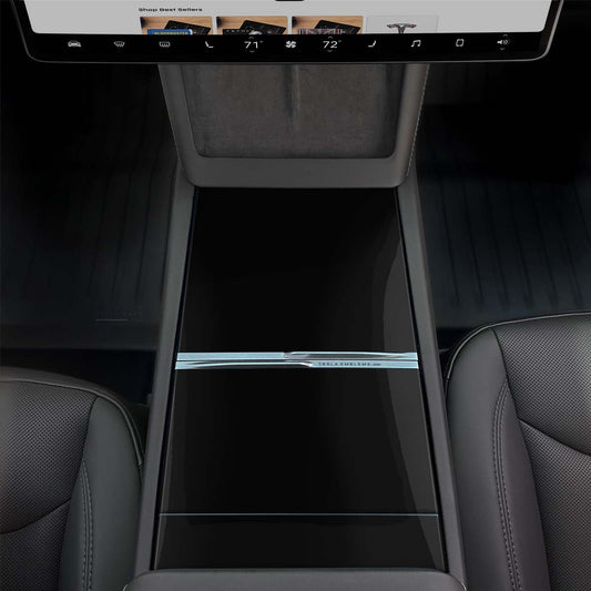 3M Gloss Black | Tesla Center Console Wrap Kit | MY 2026+ "Juniper"
