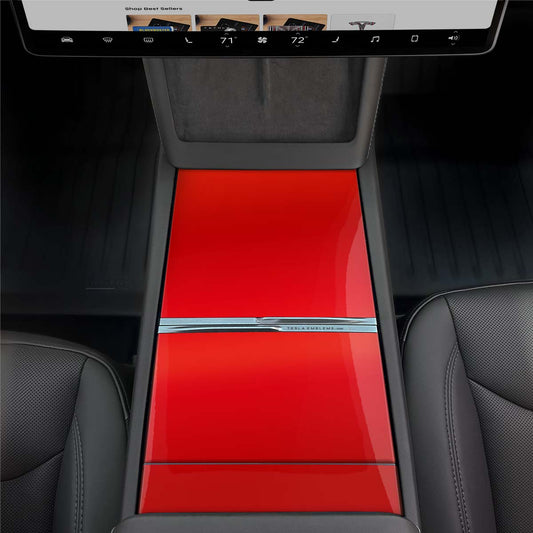 3M Gloss Dragon Fire Red | Tesla Center Console Wrap Kit | MY 2026+ "Juniper"
