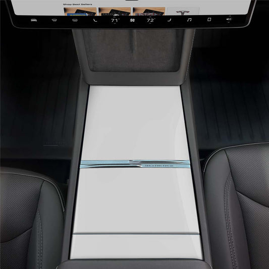 3M Gloss White | Tesla Center Console Wrap Kit | MY 2026+ "Juniper"
