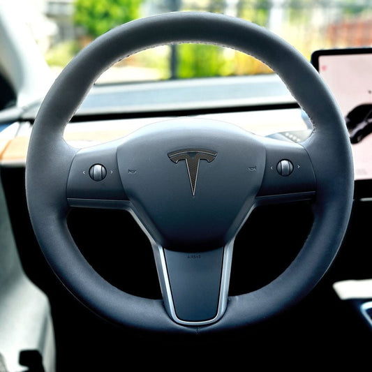 3M Matrix Black Tesla Steering Wheel Emblem Decal