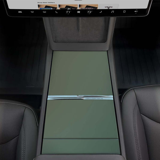 3M Matte Military Green | Tesla Center Console Wrap Kit | MY 2026+ "Juniper"