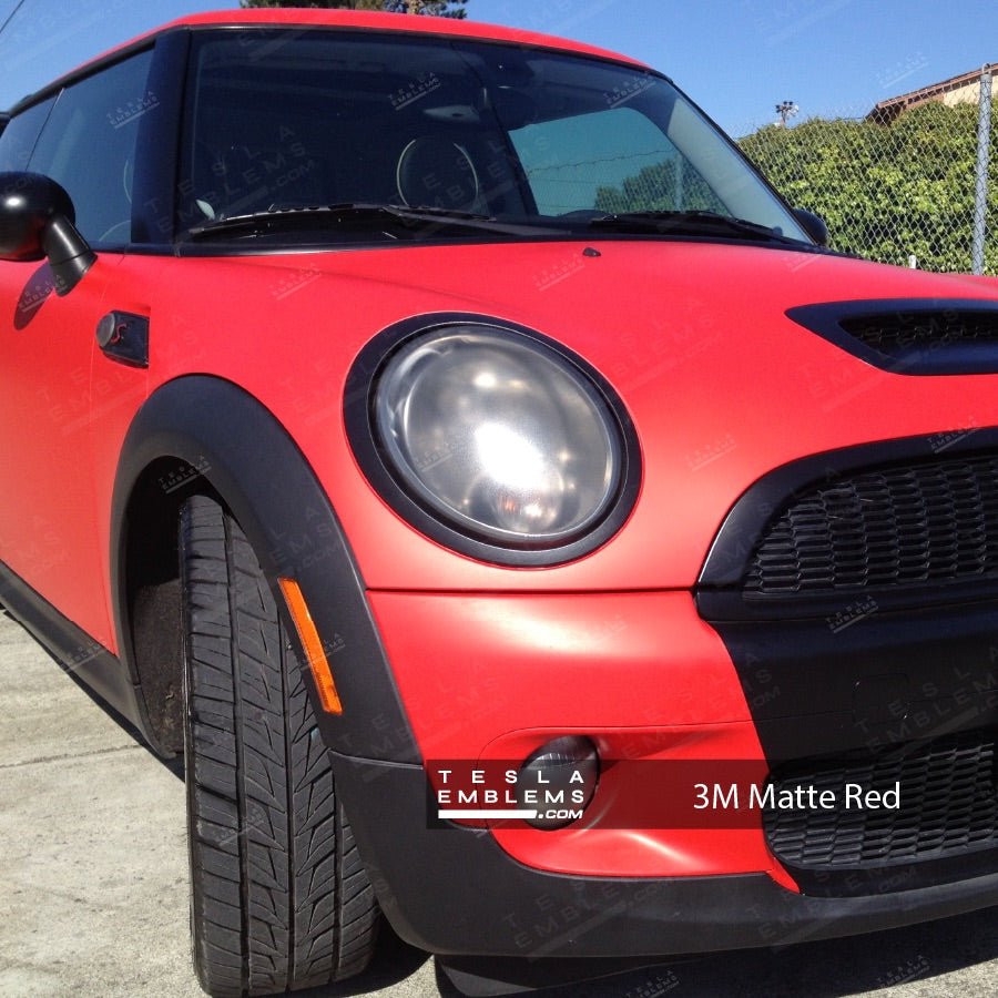 3M Matte Red Tesla AP1 Side Marker Wrap (2pcs)