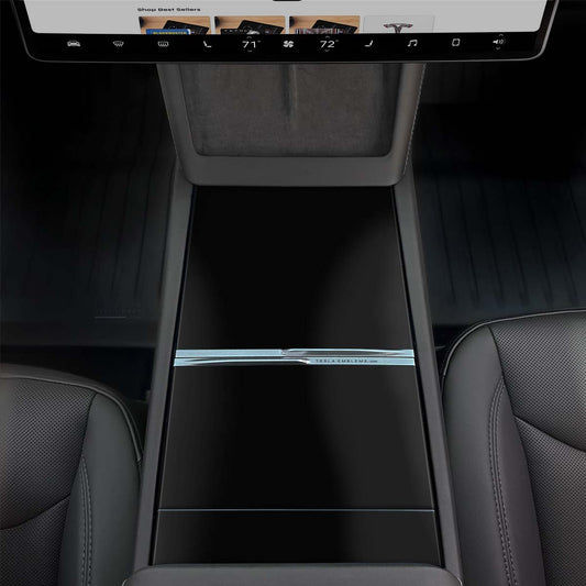 3M Satin Black | Tesla Center Console Wrap Kit | MY 2026+ "Juniper"