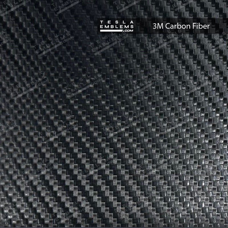 3M Carbon Fiber Tesla Door Handle Decals (4pcs)