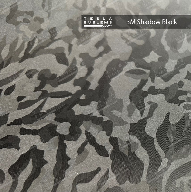 3M Shadow Black Camo Tesla AP1 Side Marker Wrap (2pcs)