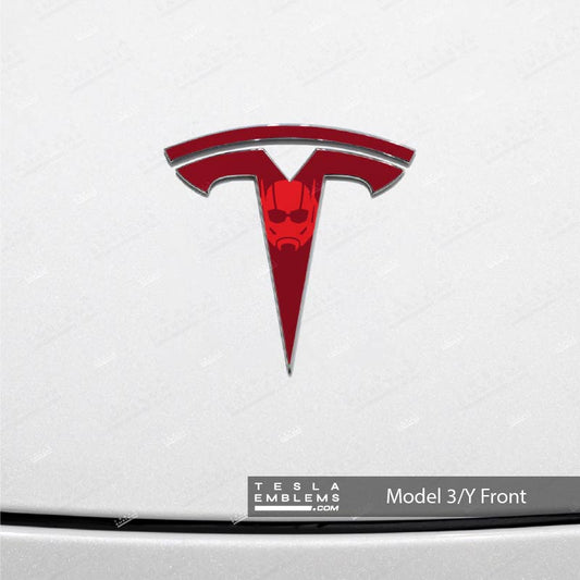 Ant Man Tesla Emblem Decals (Front + Back)