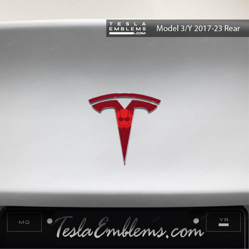 Ant Man Tesla Emblem Decals (Front + Back)