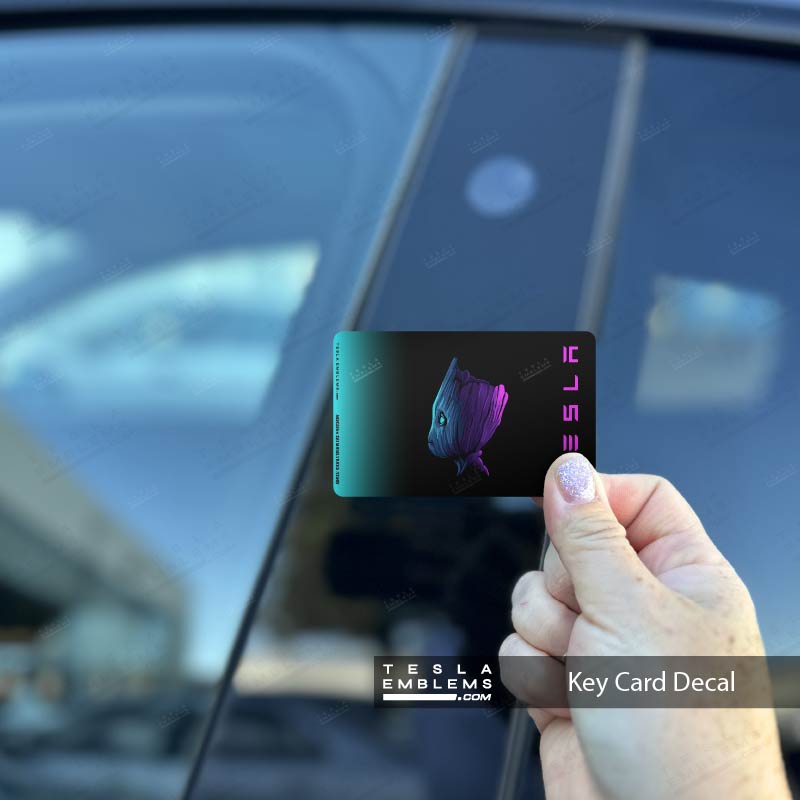 Baby Groot Art Keycard Decal