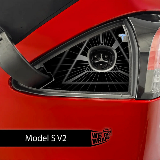 Beast Mode Charge Port Wrap | Model S