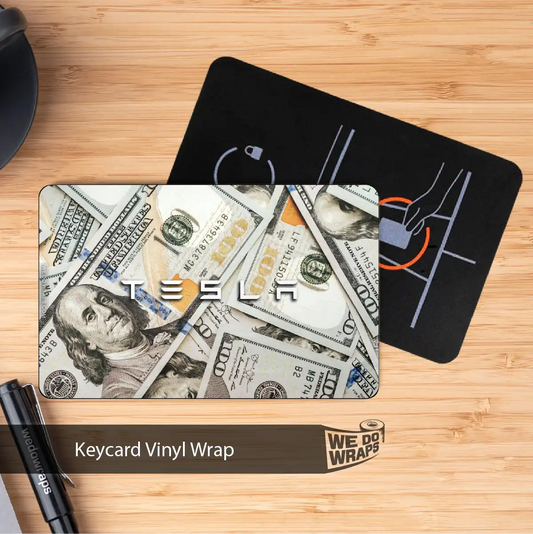 Benjamins Tesla Keycard Decal