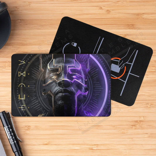 Black Panther T'Calla Tesla Keycard Decal