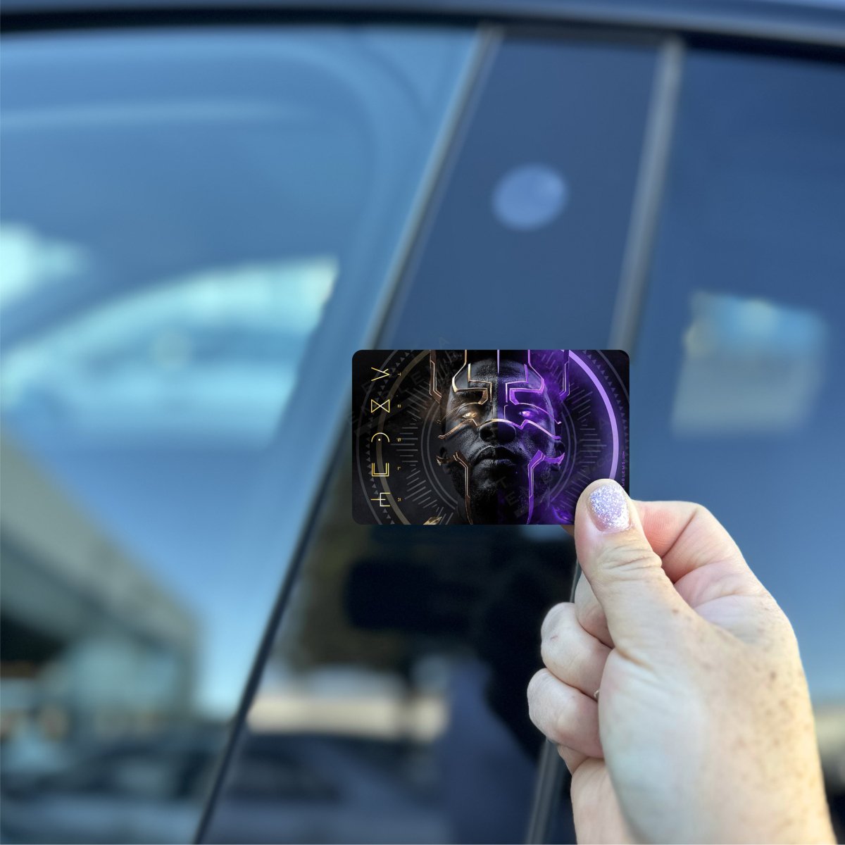 Black Panther T'Calla Tesla Keycard Decal