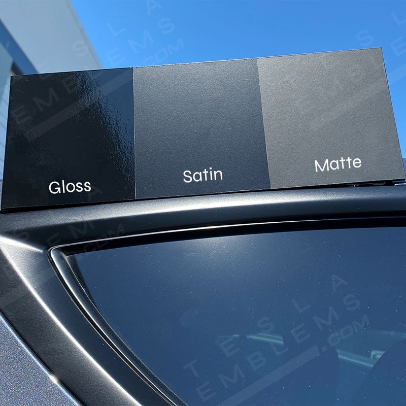 3M Matte Black Metallic Tesla AP1 Side Marker Wrap (2pcs)