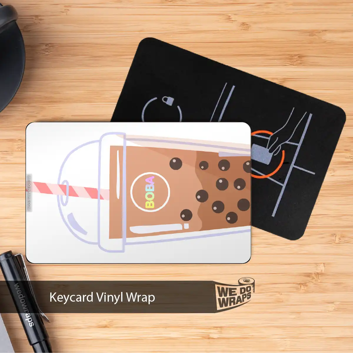 Boba Tesla Keycard Decal