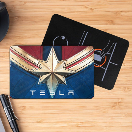Captain Marvel Tesla Keycard Decal
