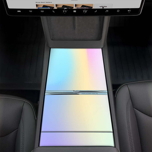 Cotton Candy Gradient | Tesla Center Console Wrap Kit | MY 2026+ "Juniper"