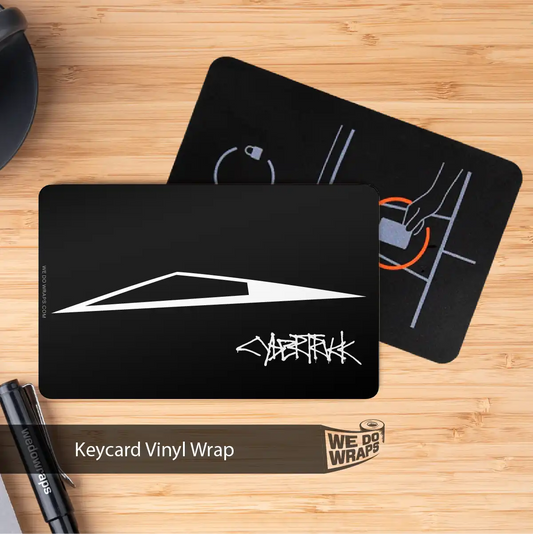 Cybertruck Profile Logo Tesla Keycard Decal