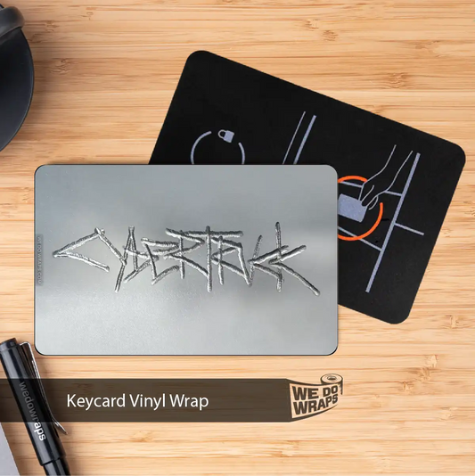 Cybertruck Welded Steel Tesla Keycard Decal