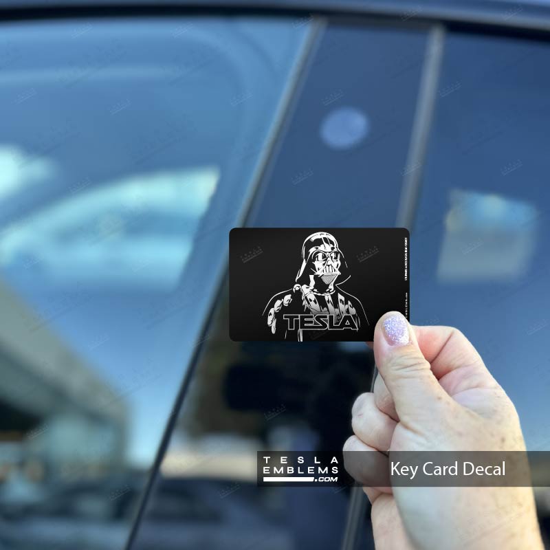 Darth Vader Tesla Keycard Decal