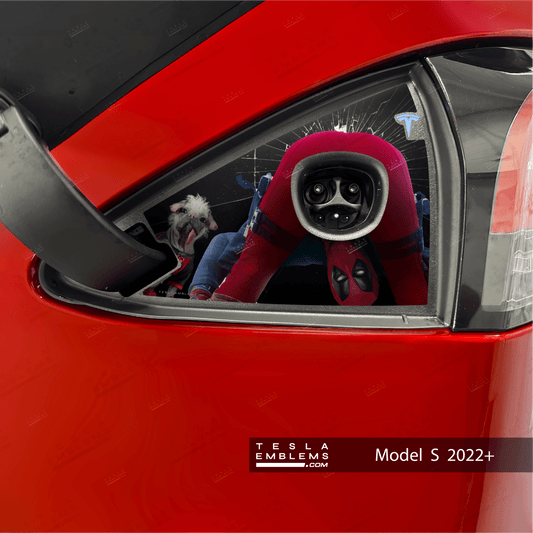 Deadpool Cheeky Charging Charge Port Wrap | Model S