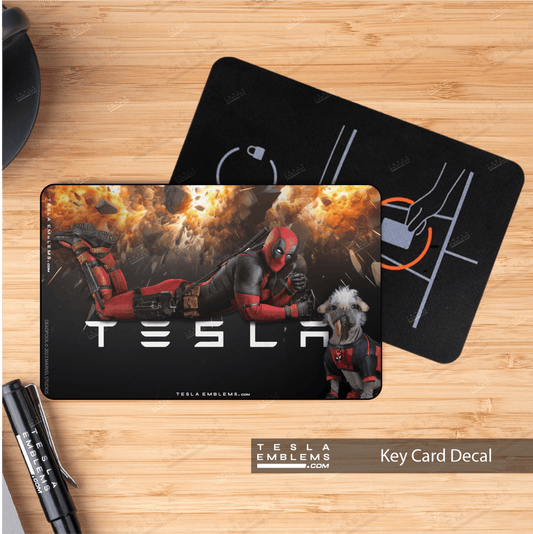 Deadpool Explosive Fun NFC Keycard Decal