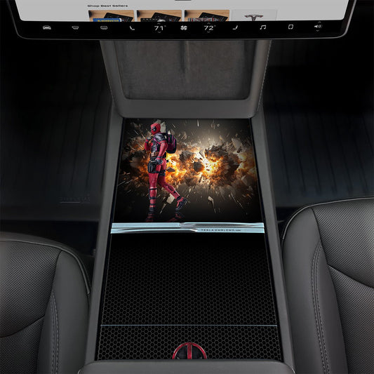 Deadpool Explosive Fun Tesla Gen3 Center Console Wrap Kit | M3 2024-’25 “Highland”