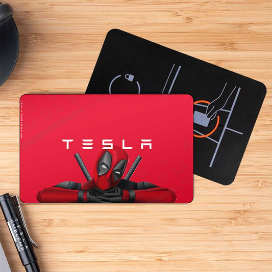 Deadpool Tesla Keycard Decal
