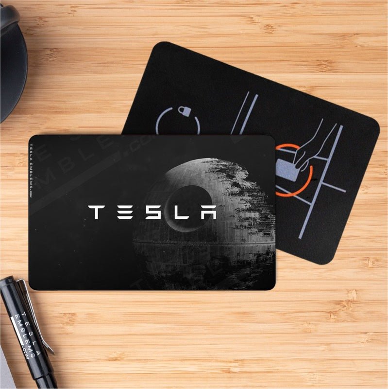 Death Star Tesla Keycard Decal
