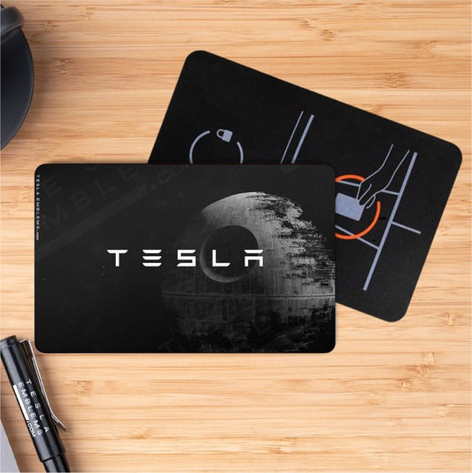 Death Star Tesla Keycard Decal