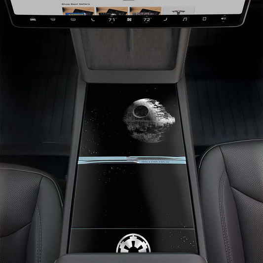 Death Star Starwars | Tesla Center Console Wrap Kit | MY 2026