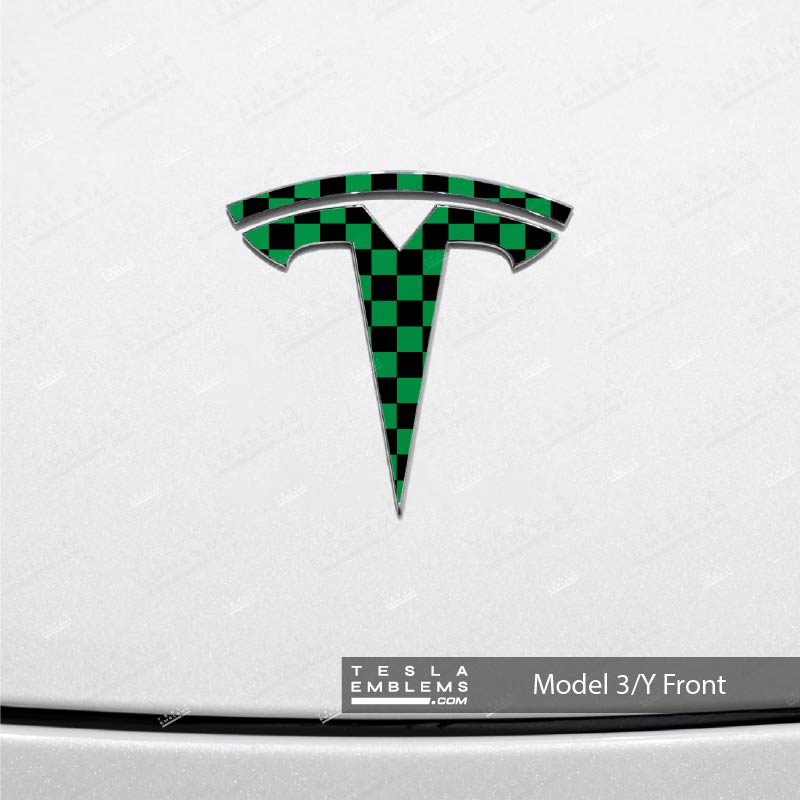 Demon Slayer Tanjiro Tesla Emblem Decals (Front + Back)