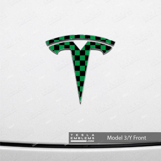 Demon Slayer Tanjiro Tesla Emblem Decals (Front + Back)