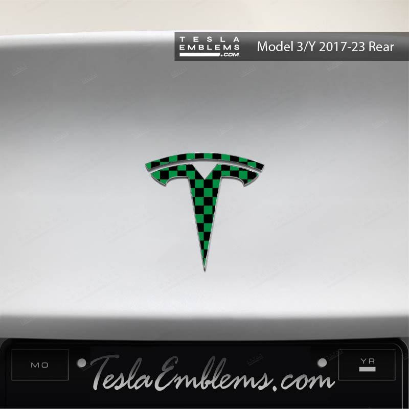 Demon Slayer Tanjiro Tesla Emblem Decals (Front + Back)