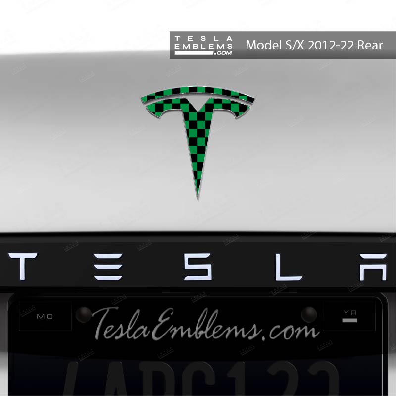 Demon Slayer Tanjiro Tesla Emblem Decals (Front + Back)